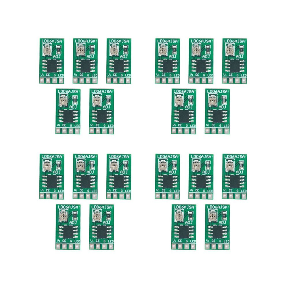 20Pcs 30-1500Ma Adjustable Constant Current Led Driver 3.3V 3.7V 4.2V 5V Pwm Control Board Buck Power Module 6034255959831