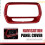 Car Center Control Panel Cover Decorative Sticker Real Modification Accessories for  Camaro 2016+ Red 6