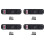 4X 4 em 1 Dual QC3.0 Power Charger C-Igarette Lighter Socket Voltímetro Digital com Rocker  e   Control 1