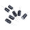 100 Pcs 22uF 400V 105C Radial Electrolytic Capacitors Black 13mm X 21mm 2