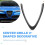 Car Interior Accessories Front Center Grille V-Shaped Decorative Strip for  Giulia Stelvio 4
