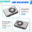 2X  Lettore MP3 Musicale con Cavo USB con Cuffie - Nero 7