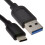kenable USB 3.2 Type C Male to Type A Full Feature Gen2 Cable 10Gb 3 Amp  1m 1