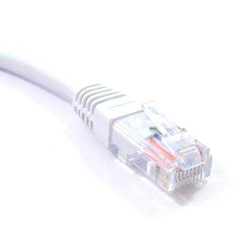 kenable White Network Ethernet RJ45 Cat5E-CCA UTP PATCH 26AWG Cable Lead  5m 2