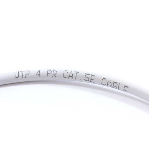 kenable White Network Ethernet RJ45 Cat5E-CCA UTP PATCH 26AWG Cable Lead 10m 1