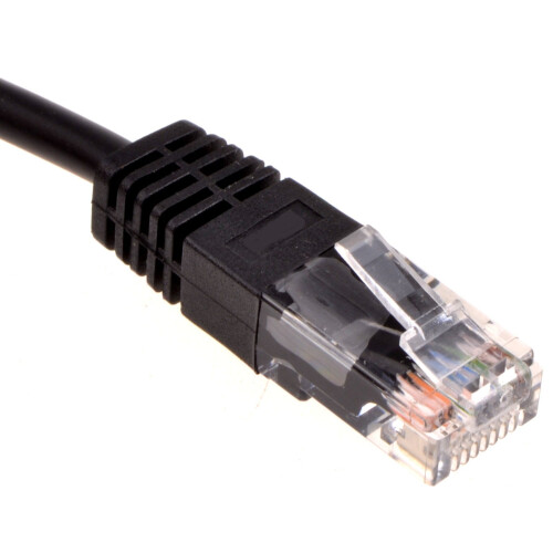 kenable Black Network Ethernet RJ45 Cat-5E UTP PATCH LAN COPPER Cable Lead 10m 2