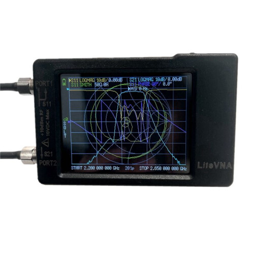 2X LiteVNA-64 50KHz-6.3GHz LiteVNA 4Inch Touch Screen Vector Network Analyzer  UHF Antenna Analyzer Update of 2