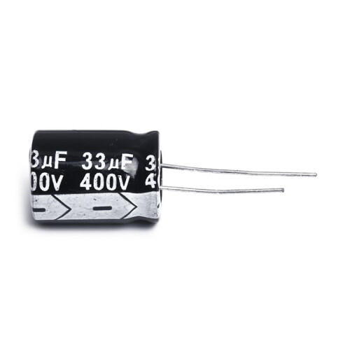 30pcs Capacitor Electrolytic Aluminum 33UF 400V Black 1