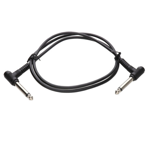 kenable 6.35mm 90 Degree Right Angle Jack Audio Mono Guitar Cable 1m 1