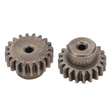 Jeu de 2 engrenages en acier pour moteur RC 20T pour voitures 1/12 et 1/16