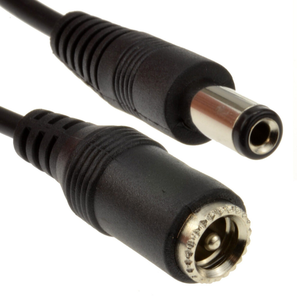 Kenable 5.5 X 2.1Mm Dc Power Plug To Socket Cctv Extension Lead Cable 4M