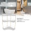 Kosmetik-Organizer Eckregal Transparent 3 Ablagen 8