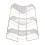 3-Tier Makeup Shelf Organizer, Transparent 7