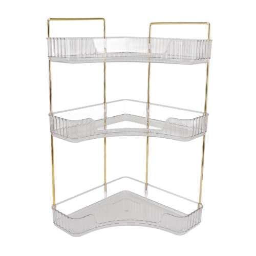 Make-up-Regal Organizer mit 3 Ebenen Eckform