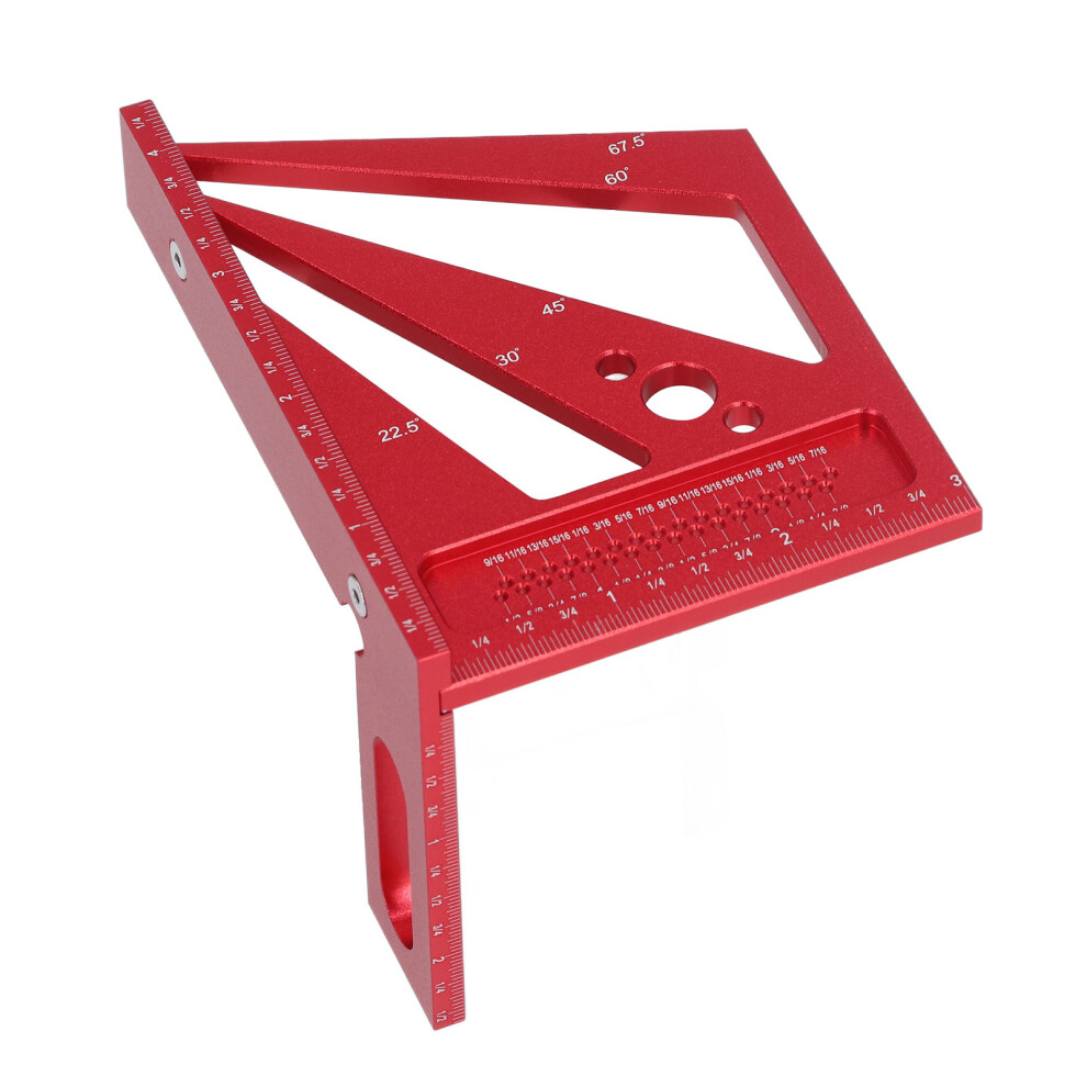 Multifunctional Aluminum Alloy Woodworking Ruler For Accurate Measuring And Marking 4961387577225