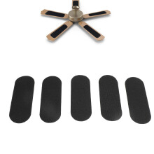 Lot de 5 filtres de ventilateur en fibre de carbone à base de noix de coco 24.9x9cm