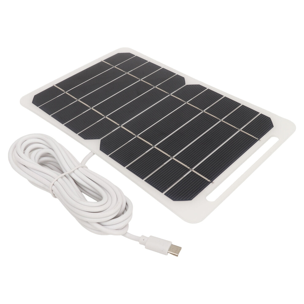 Portable 5W5v Solar Panel With Type C Monocrystalline Efficient & Weatherproof 6921386519297