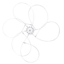 Wiederverwendbare Aluminum-Krabbenreusen, rostfrei, 6 Schlaufen, tragbar