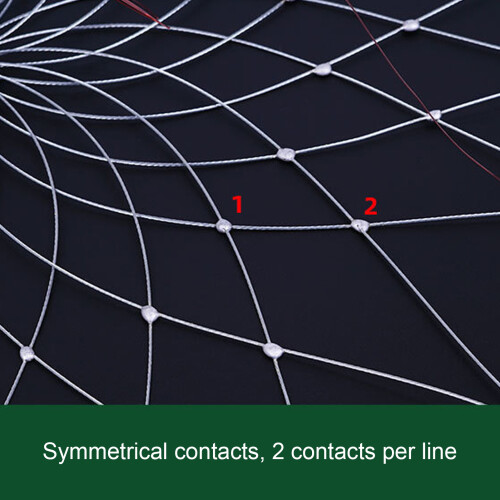 62cm Stainless Steel Crab Trap Wire Net, Foldable & Portable 2