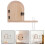 Stopcontactkap Met Flessenvaas En Fee Design, Khaki 6