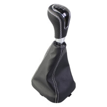 For VAZ 2113/2114/2115 Manual 5 Speed Car Stick Gear Shift Knob Lever HandBall White