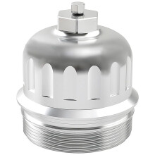 134001 Fuel Filter Housing Cap with Drain Plug for Duramax 6.6L L5P 2017-2020  Chevy Silverado Sierra 2500HD 3500HD