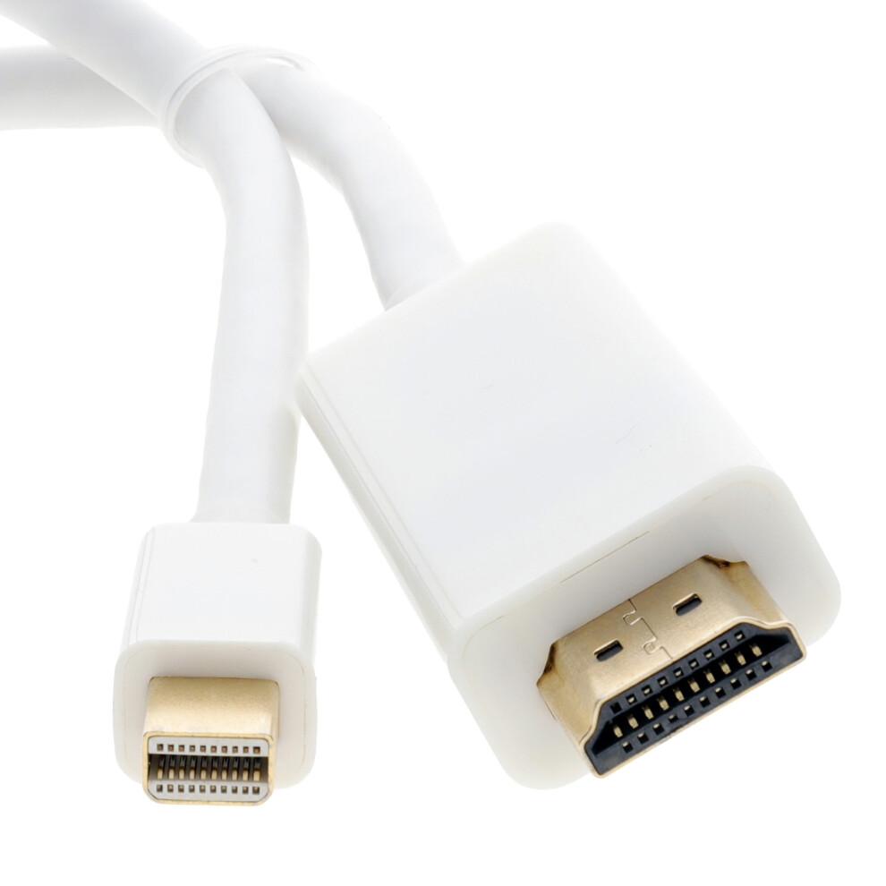 Mini Displayport/Thunderbolt To Hdmi Cable Mac To Tv Video+Audio 2M 5055383471249