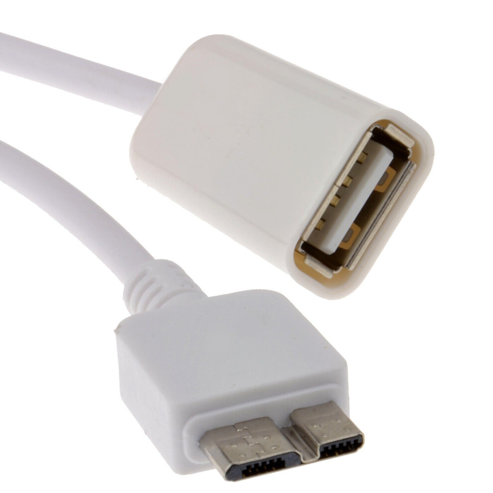 Kenable Otg Usb 3.0 Micro B 10 Pin On The Go Host Adapter Cable To Usb 2.0 A Female