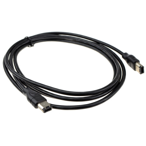 kenable Firewire DV/Camcorder/Camera/Interface Cable 6 to 6 pin (PC or Mac) 2m 1