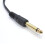 kenable 6.35mm Mono Jack Plug to Phono RCA Plugs SCREENED Audio Cable 2m 2