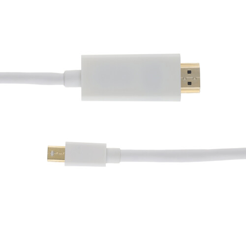 kenable Mini DisplayPort/Thunderbolt to HDMI Cable Mac to TV Video+Audio 2m 1