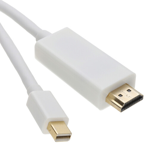 kenable Mini DisplayPort/Thunderbolt to HDMI Cable Mac to TV Video+Audio 2m 2