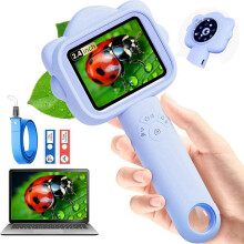 Microscope for Kids, Kids Microscope with Sample Slide, Educational Science Kit Toys for 3+ Year Old Girls