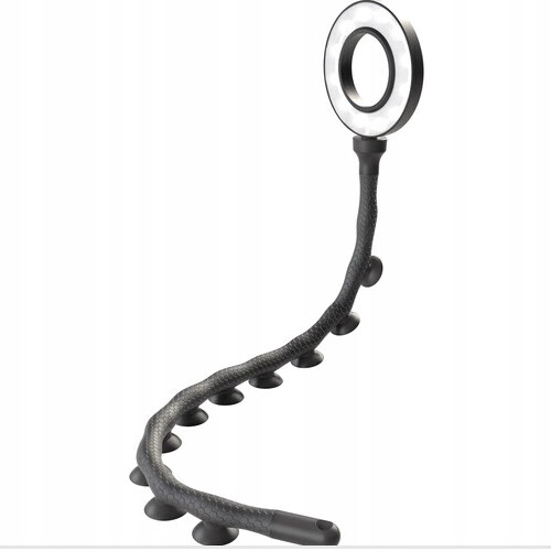 DIGIPOWER 3-Zoll-Ringlampe mit Saugnapf Video