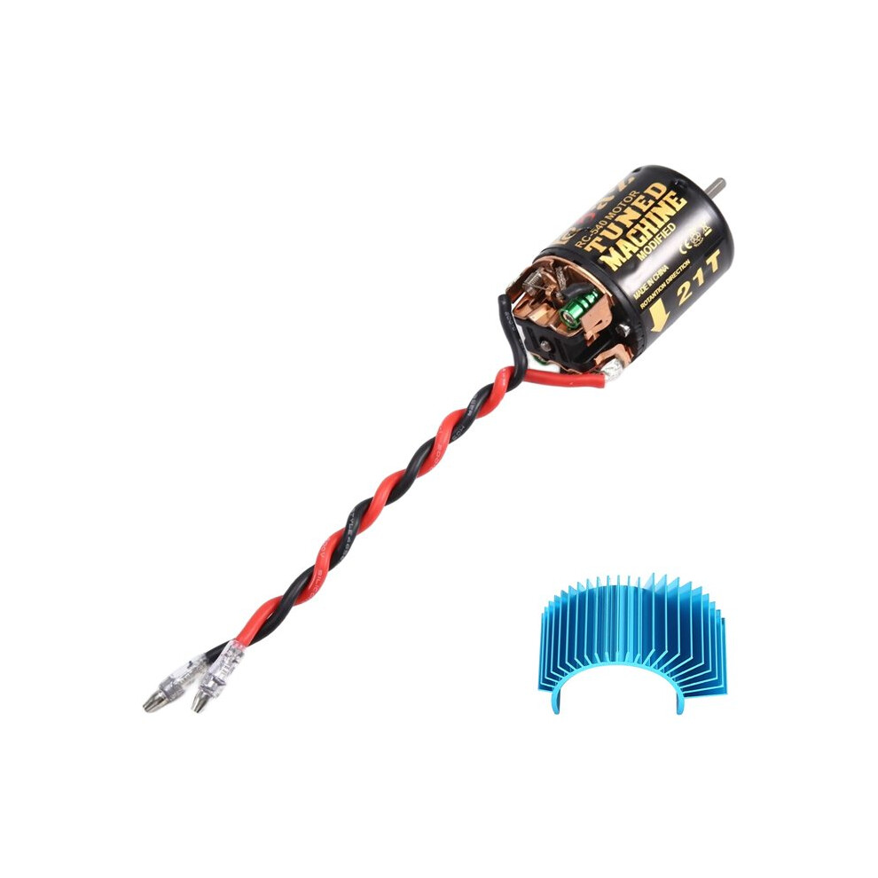 540 Brushed Motor Waterproof With Heat Sink For 1/10 Rc Car Crawler Axial Scx10 Axi03007 Trx4 Redcat Gen8 21T 6033789882448