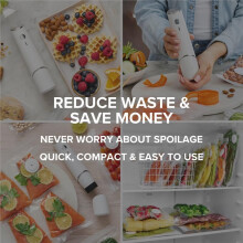 Compact Vacuum Sealer for Food Powerful Handheld Vacuum Sealer Machine, Seal Meal Saver, Portable Food Sealer 10 Bags