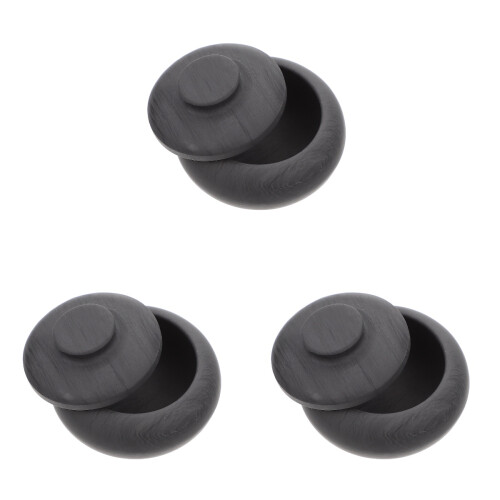 3Pièces Pierre À Encre Mini Noir Durable Pour Peinture 1