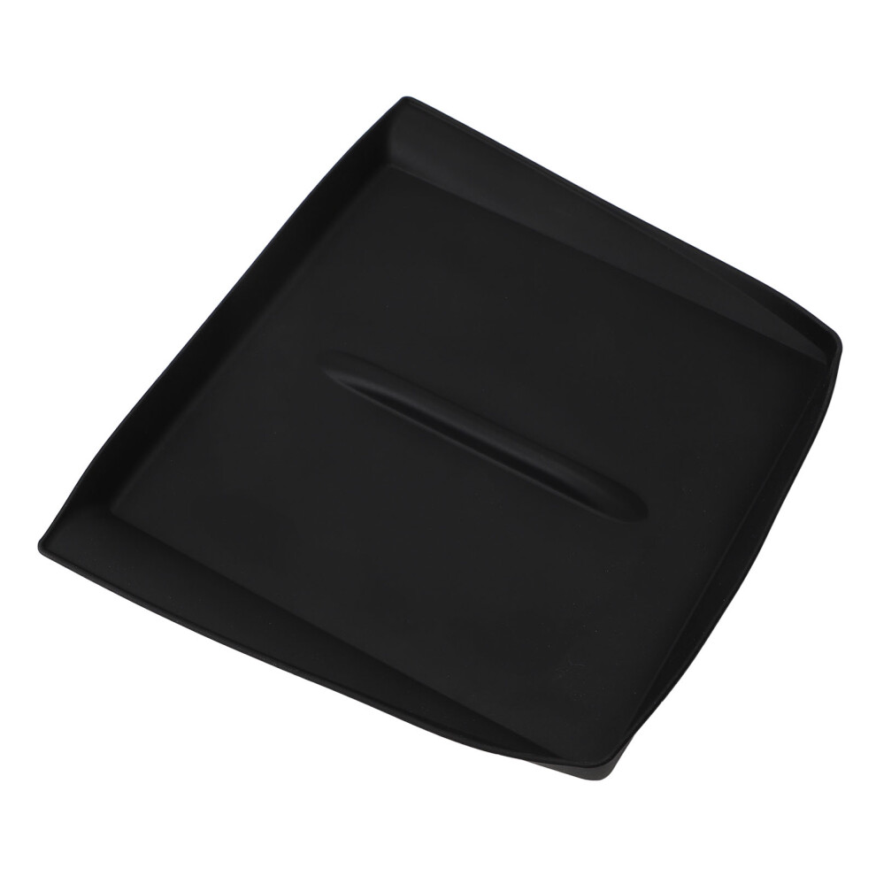 Silicone Center Console Wireless Charger Mat For Tesla Model 3 Highland 2024 Black 4651386523933