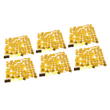 Set di 6 sfondi in paillettes d'oro per parete, pannelli glitter per fotografie di feste