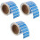 3Rolls Blue Funny Use Only Stickers Removable Adhesive Labels 3