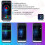 8pcs Multicolor LED Rock Lights Waterproof with APP BT Music Control 5