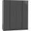 Malvern 4 Door Wardrobe - Grey 3