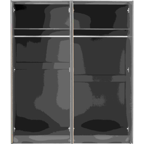 Malvern 4 Door Wardrobe - Grey 1