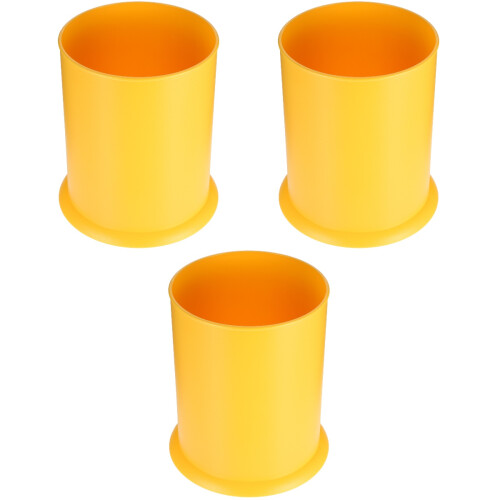 3Stk Gelber Essstäbchenhalter Mit Belüftung, Küchen Besteck Organizer 2