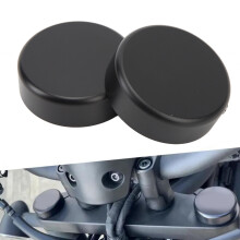2Pcs Fork Nut Cap Protectors Black for CMX 250 300 500 Motorbikes Durable Cover