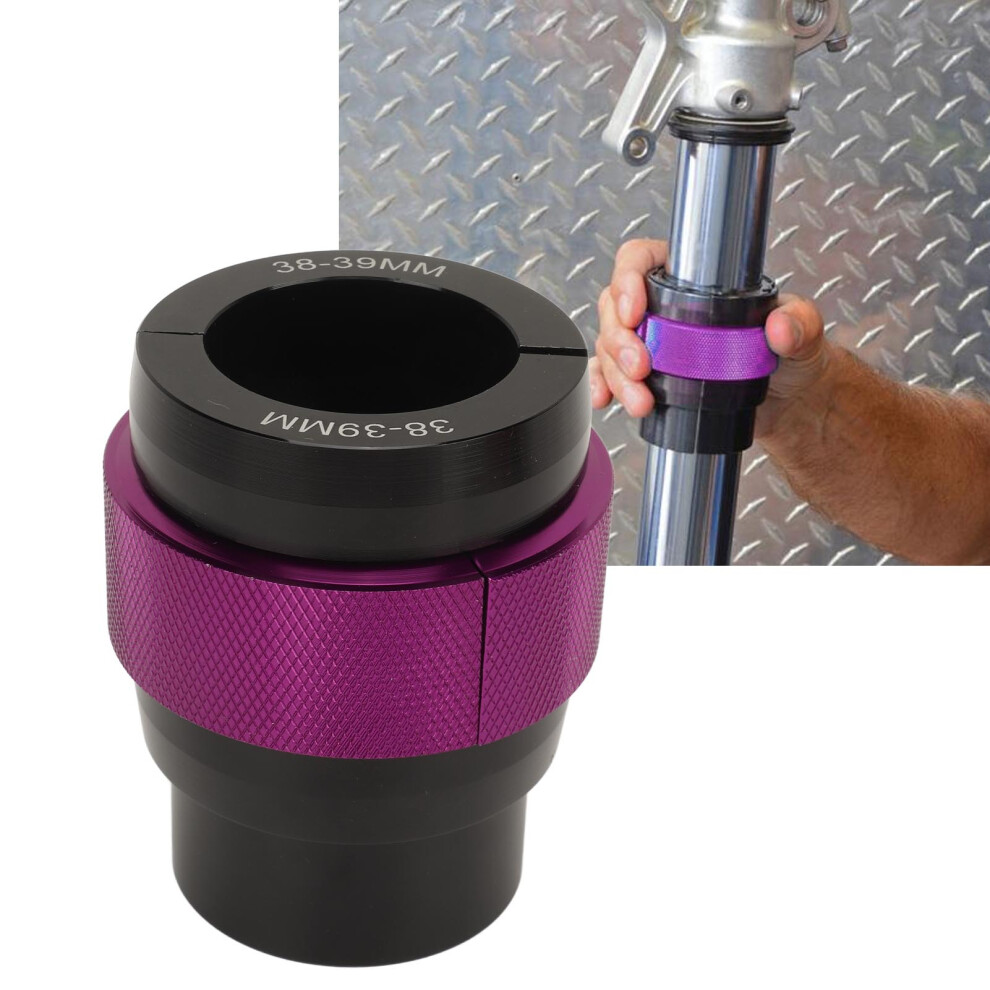 38-39Mm Aluminum Fork Seal Driver For Motorcycle Fork Legs Purple 8701388590719