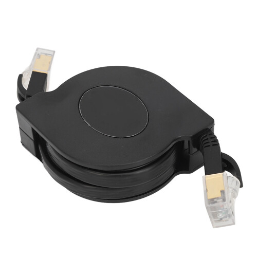 Retractable Cat7 Ethernet Cable 1.5m Copper Flat High-Speed Patch 1