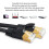 Retractable Cat7 Ethernet Cable 1.5m Copper Flat High-Speed Patch 6
