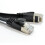 kenable FLAT CAT6A S/STP Shielded 500MHz Ethernet LAN Cable RJ45  5m BLACK 3