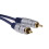 kenable PURE Gold 3.5mm Stereo Jack Socket to 2 Phono RCA Plugs Adapter Cable 2